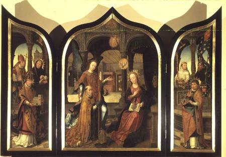 The Annunciation (triptych) a Jean Bellegambe