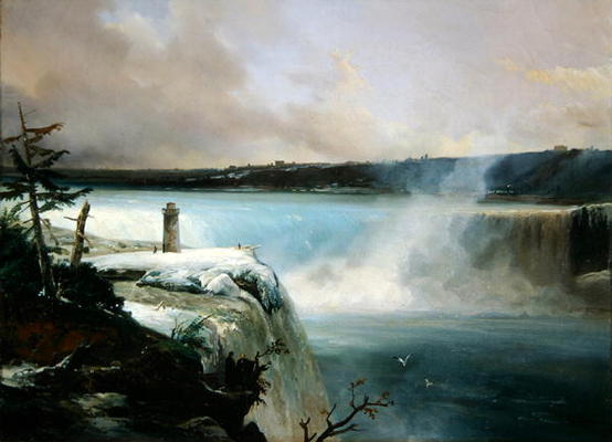 Niagara Falls, c.1837-40 (oil on canvas) a Jean Charles Joseph Remond
