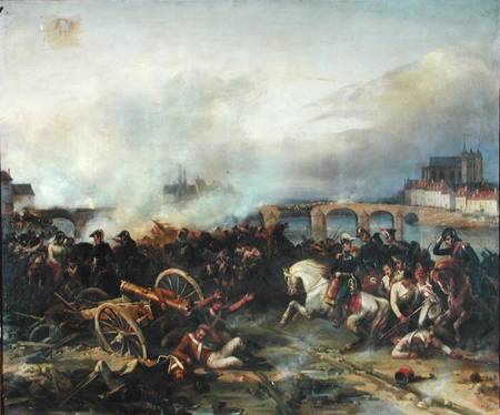 Battle of Montereau a Jean Charles Langlois