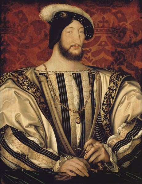 Francois I (1494-1547) a Jean Clouet d. J.