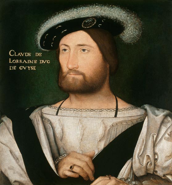 Portrait of Claude of Lorraine a Jean Clouet d. J.