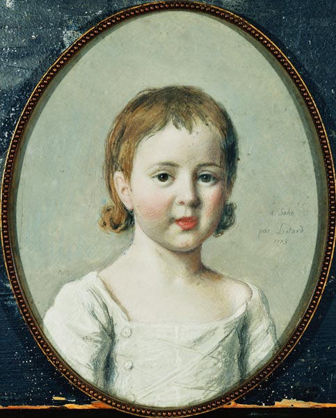 Büstenporträt von Matthew Robinson Boulton im Alter von 3 Jahren a Jean-Étienne Liotard