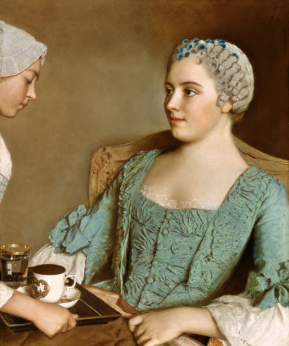 The breakfast. a Jean-Étienne Liotard