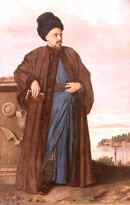 Richard Pococke in oriental costume a Jean-Étienne Liotard