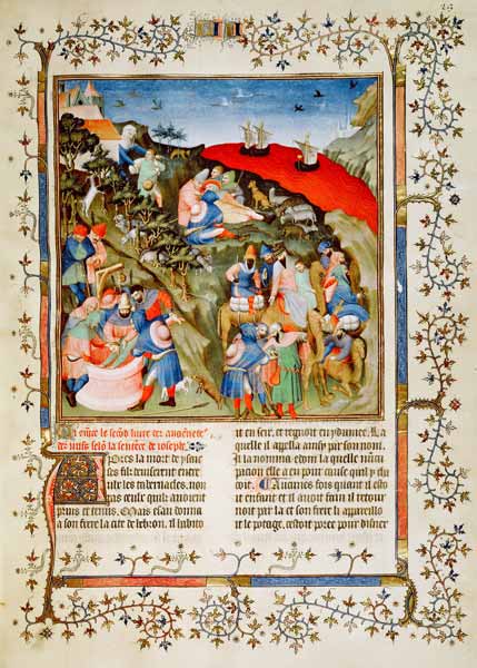 Ms Fr.247 f.25 The Story of Joseph, illustration, from ''Antiquites Judaiques'', c.1470  (see also 3 a Jean Fouquet