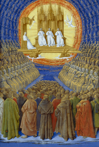 Die heilige Dreifaltigkeit a Jean Fouquet