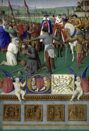 Die Marter des Apostels Jakobus Maior a Jean Fouquet
