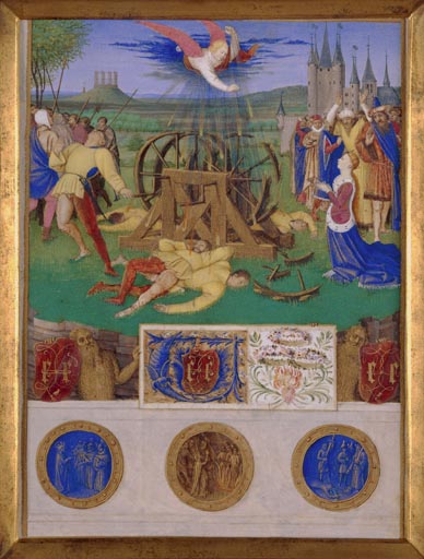 Martyrium der Hl. Katharina von Alexandrien a Jean Fouquet