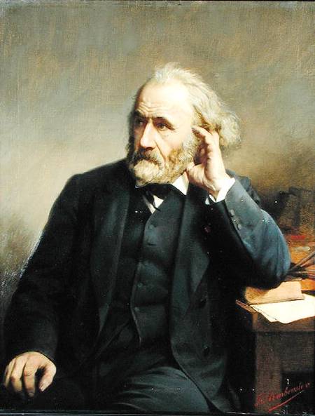 Portrait of Joseph Chenavard (1807-95) a Jean-Francois Armbruster