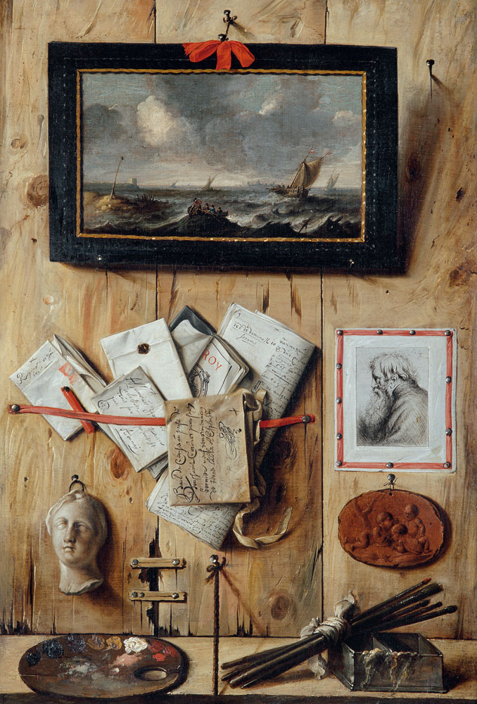 Corner of the Artist's Studio a Jean-Francois de Le Motte