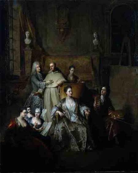 The Artist and his Family a Jean François de Troy