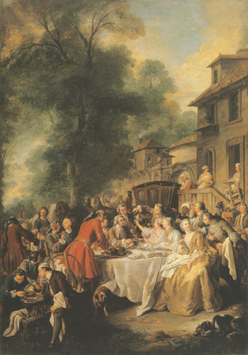 the meal of the chase a Jean François de Troy