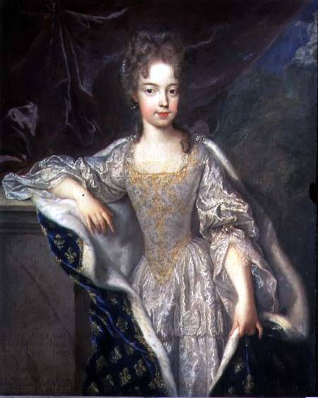 Portrait of Adelaide of Savoy (b.1685) a Jean François de Troy