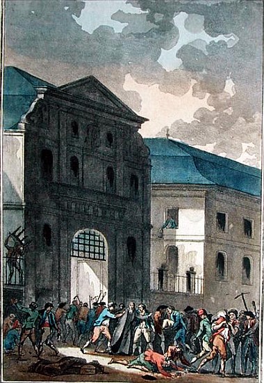 The Pillage of the Saint-Lazare Convent, 13th July 1789 a Jean-Francois Janinet