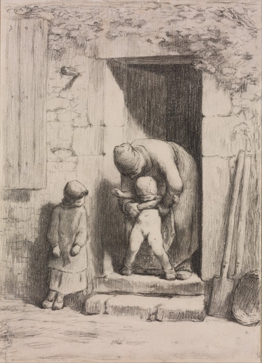 Maternal Solicitude a Jean-François Millet