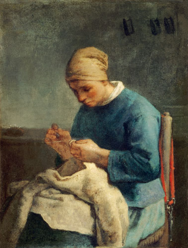 The seamstress (La couseuse) a Jean-François Millet