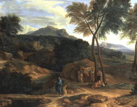 Landscape with Conopion Carrying the Ashes of Phocion a Jean-François Millet