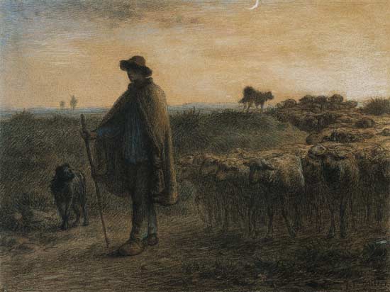 Return of the herd a Jean-François Millet