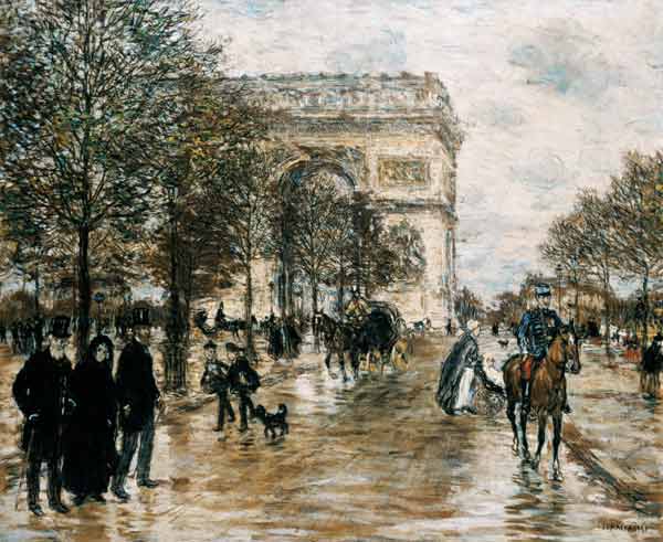 Les Champs Elysees, L'Arc de Triomphe a Jean François Raffaelli