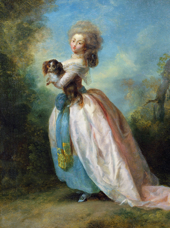 A Lady with a Dog a Jean Frederic Schall