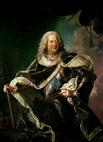Stanislas Lesczinski (1677-1766) King of Poland a Jean Girardet