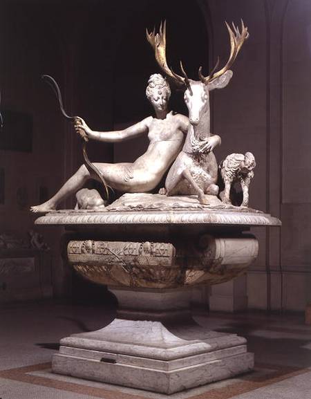 Diana mounted on a stag a Jean Goujon