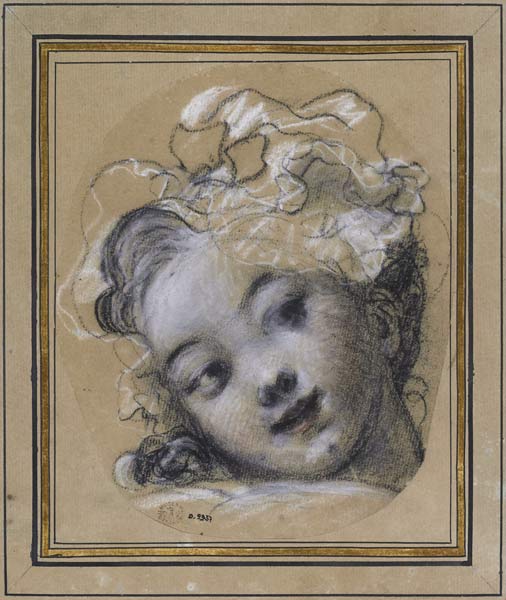 Girl with Bonnet a Jean Honoré Fragonard