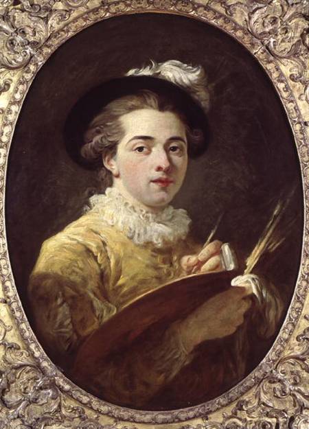 Self Portrait in Renaissance Costume a Jean Honoré Fragonard
