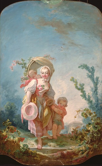 The Shepherdess, 1748-52 a Jean Honoré Fragonard