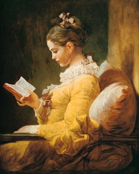 La lettrice - Jean Honoré Fragonard