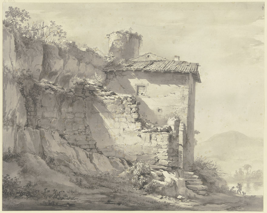 Ruins in Dargoire a Jean Jacques de Boissieu