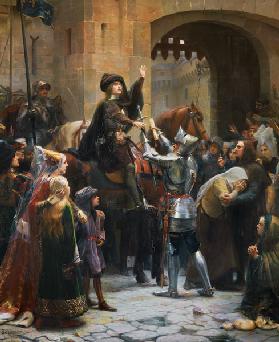 Joan of Arc (1412-31) Leaving Vaucouleurs