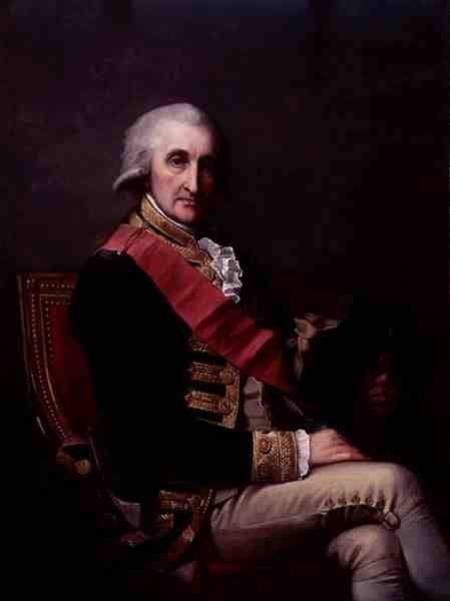 Admiral George Brydges Rodney (1719-92) a Jean Laurent Mosnier