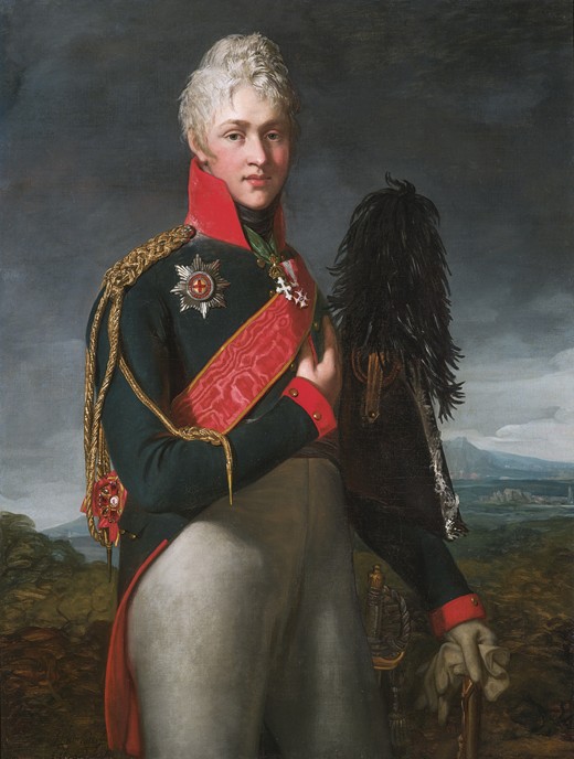 Portrait of Arkadi Alexandrovich Suvorov (1784-1811), Count Rymniksky a Jean Laurent Mosnier