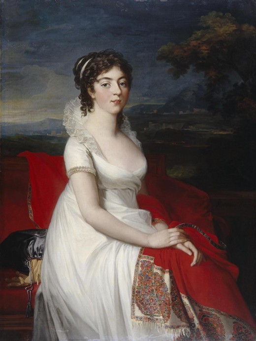 Portrait of Countess Obolenskaya a Jean Laurent Mosnier