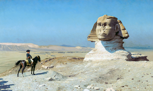 Bonaparte vor der Sphinx a Jean-Léon Gérome