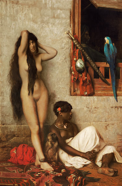 The Slave for Sale, 1873 (oil on canvas) a Jean-Léon Gérome