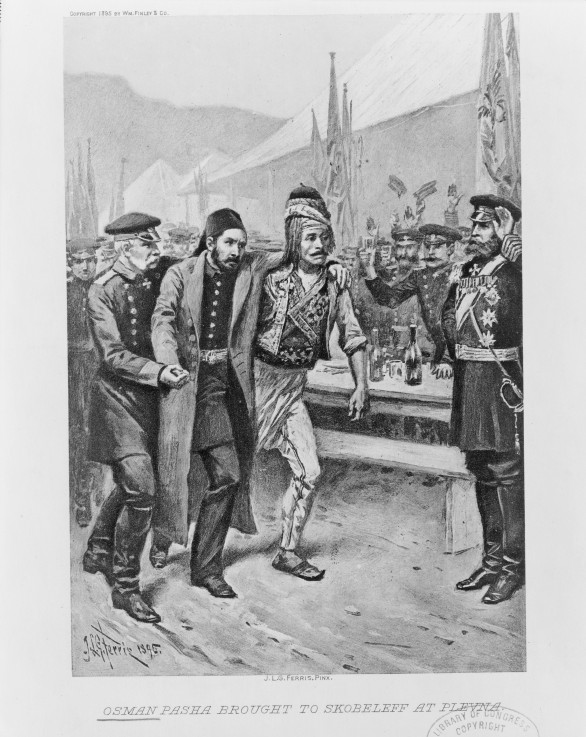 Osman Pasha brought to Skobelev at Plevna a Jean Léon Gérôme Ferris
