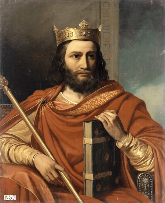 Childebert I, King of the Franks a Jean Louis Bezard