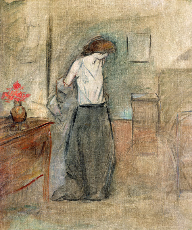 A Woman Undressing a Jean Louis Forain