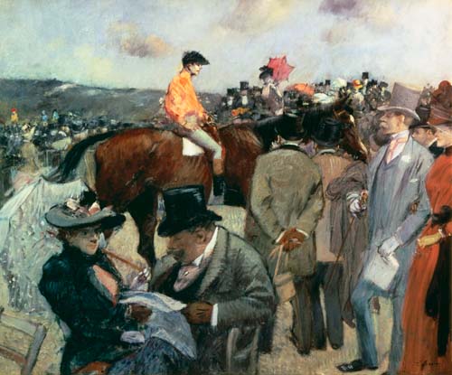 The Horse-Race a Jean Louis Forain