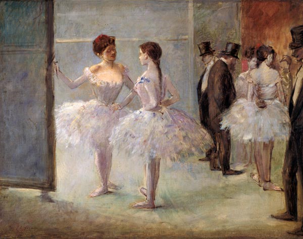 Dancers in the Wings at the Opera a Jean Louis Forain