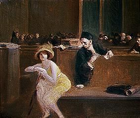 Scene in the courtroom a Jean Louis Forain