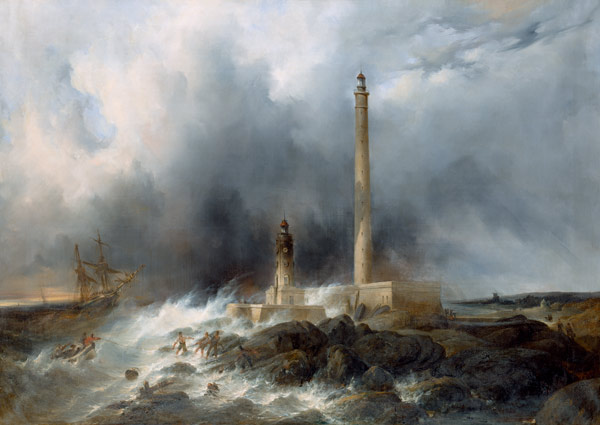 View of the Lighthouse at Gatteville a Jean Louis Petit