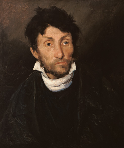 Picture a mentally ill (monomaniacal thief, kleptomaniac, murderer) a Jean Louis Théodore Géricault