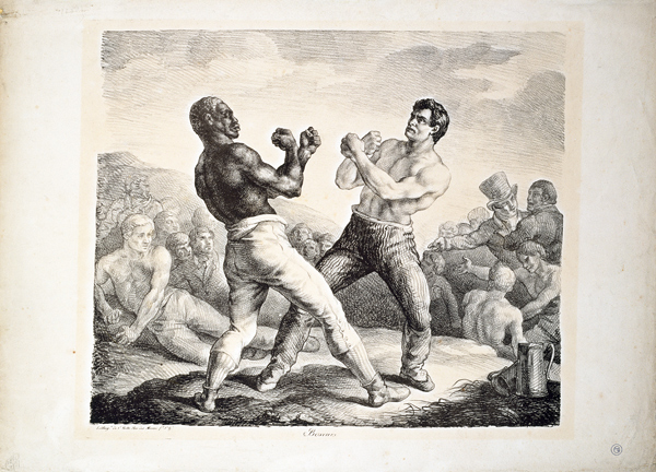Boxeurs / Faustkämpfer a Jean Louis Théodore Géricault