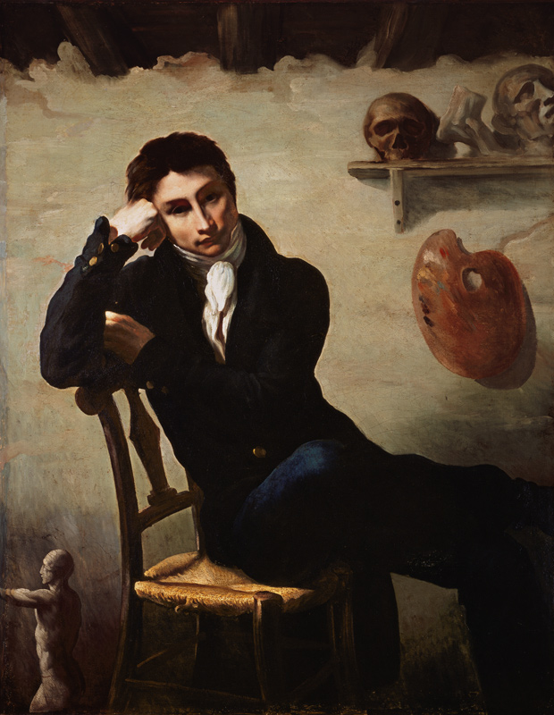 Portrait of an Artist in his Studio a Jean Louis Théodore Géricault