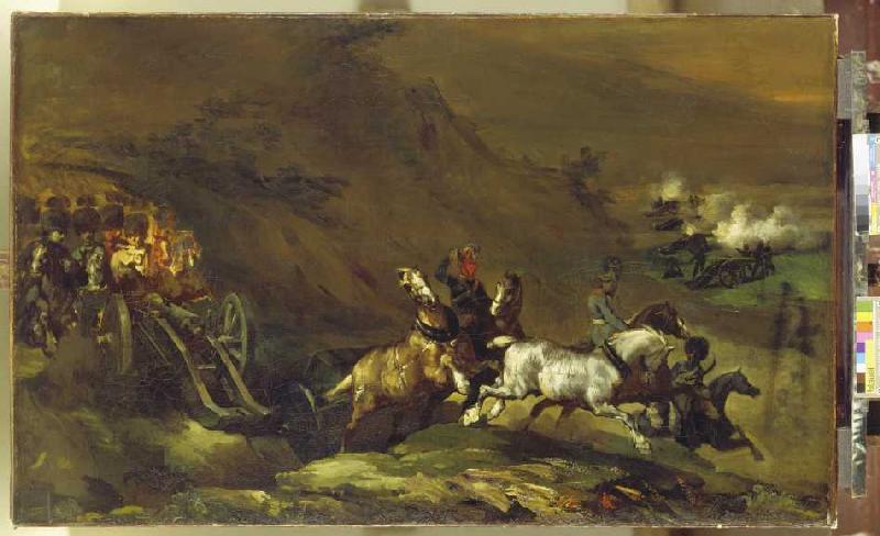 Irascible artillery a Jean Louis Théodore Géricault