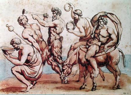 Bacchanal a Jean Louis Théodore Géricault