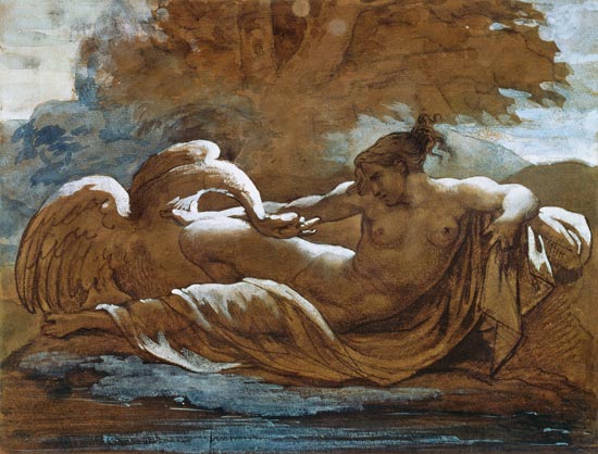 Leda e il cigno a Jean Louis Théodore Géricault